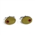 Oval Olive Inlay Cufflinks