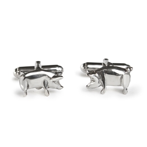 Small Pig Cufflinks