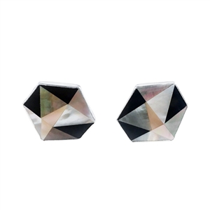 Crystal Inlay Cufflinks