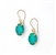 Faceted Green Fluorite Earrings in 14k Gold Filled