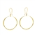 Simple Hammered Hoop Earrings in 14K Gold Filled + SIZES