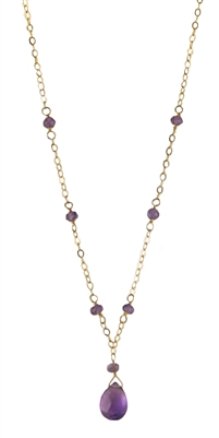 Forever Beads and Briolette Necklace Gold Filled + MORE COLORS