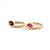 Orbit Faceted Oval Stacking Ring in 14k GF + More Colors
