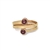 Wrap Ring in 14k Gold Filled  and Garnet