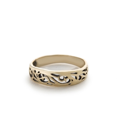 Filigree Ring in 14k Gold