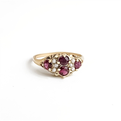Victorian Gold and Pearl Ring + More Colors