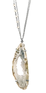 Double Strand Agate Necklace