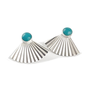 Retro Fan Earrings + More Colors