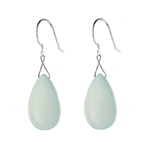 Large Twinkling Smooth Briolette Earrings +  More Colors