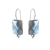 Radiant Rectangle Drop Earrings in Sterling Silver