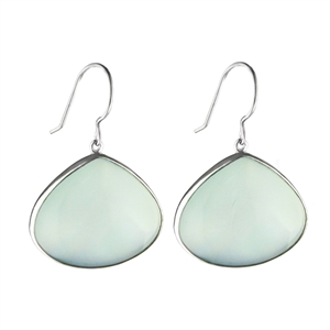 Large Chalcedony Earrings