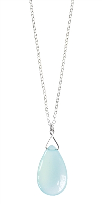 Large Silver Twinkling Briolette Necklace + MORE COLORS