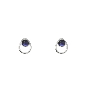 Tiny Teardrop Gemstone Stud Earrings + MORE COLORS