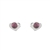 Tiny Heart Gemstone Stud Earrings + MORE COLORS