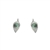 Tiny Leaf Gemstone Stud Earrings + MORE COLORS