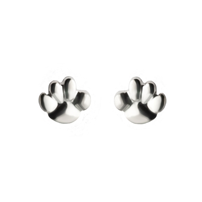 Tiny Paw Post Earrings