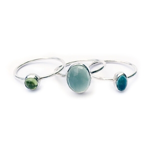 Large Stacking Ring Set + More Colors