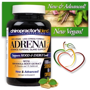 <strong>Adrenal Fatigue Advanced</strong><br>Vegan-Less Stress Formula<br>Subscribe-To-Save-More