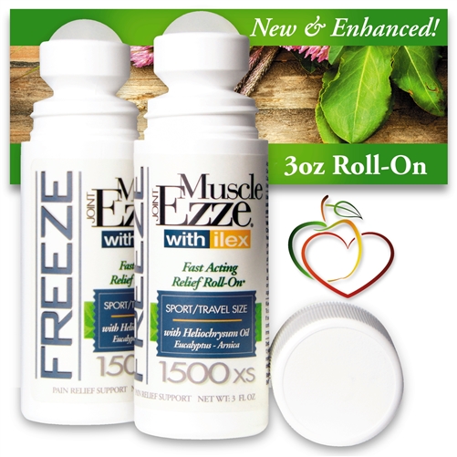New! Muscle Ezze & Joint 3oz. Freeze Relief 1500xs</strong><br>TOPICAL COOLING ANALGESIC