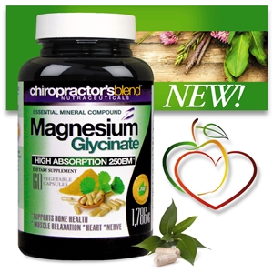 Magnesium Glycinate 1786mg<br>Capsules<br>NEW PRODUCT