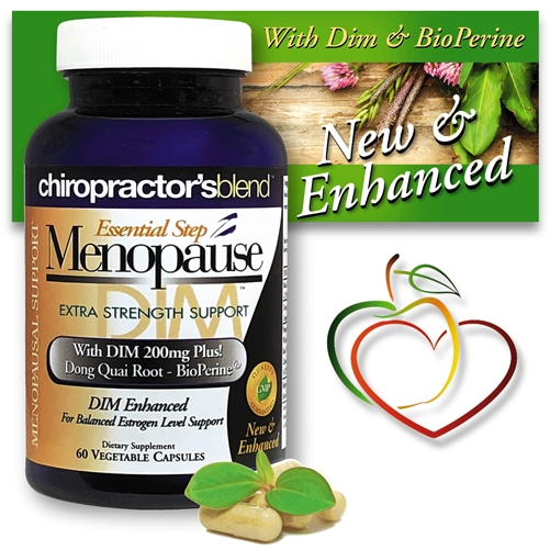 <strong>New & Enhanced! Essential Step Menopause-Dim 200 Advanced</strong><br><i>With a unique blend of herbs and botanicals!</i>