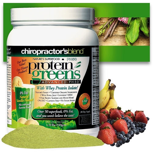 <STRONG>"THE ORIGINAL" PH50 Protein Greens Advanced!</strong><br><i>Natural Vanilla Flavor<br>Over 50 superfoods, 70 calories, 0% Fat!</i><br>Subscribe-To-Save-More</i>