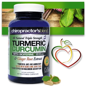 <Strong>All Natural Triple Strength Turmeric Curcumin with BioPerine 1510 mg<strong>