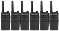 Motorola RMM2050 MURS Two Way Radio 6 Pack