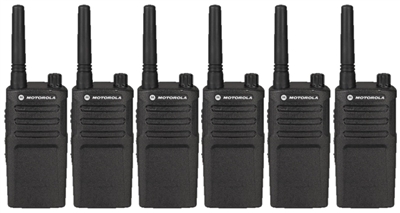 Motorola RMM2050 MURS Two Way Radio 6 Pack