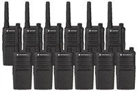 Motorola RMM2050 12 Pack Two Way Radio Bundle