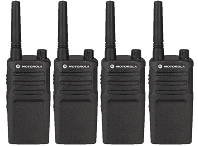 Motorola 4 Pack UHF Two Way Radio Bundle