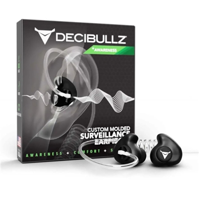 Decibullz Surveillance Awareness Earpiece Adapter + Surveillance Earpiece