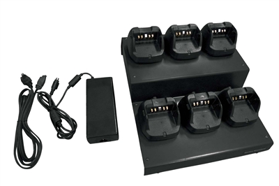 VAC-6450B Six-Unit Charger for use with VX-450 Series