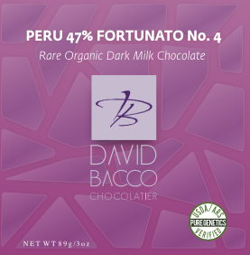47% PERU - FORTUNATO NO 4 - DARK MILK RARE ORGANIC CHOCOLATE