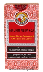 Chinese Herbal Syrup Nin Jiom Pei Pa Koa