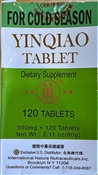 Yinqiao Tablets for cold seasons supports the immune system during times of stress from colds and flu.