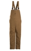 Bulwark - Flame-Resistant Brown Duck Insulated Bib Overall. BLN4