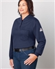 Bulwark - Women's Flame-Resistant Long-Sleeve Henley Shirt. SEL3