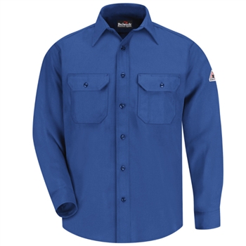 Bulwark - Flame-Resistant Button-Front Deluxe Shirt. SND6