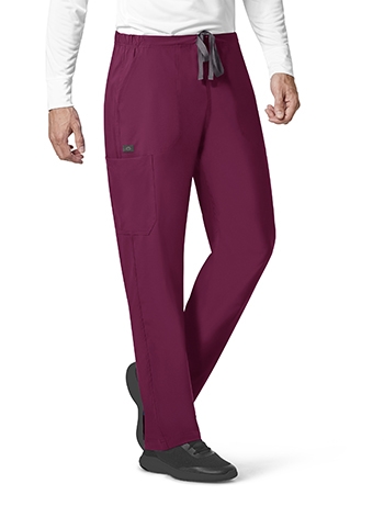 WonderWink - Unisex Wine WW INDY 4.0 Utility Cargo Scrub Pant. 1669