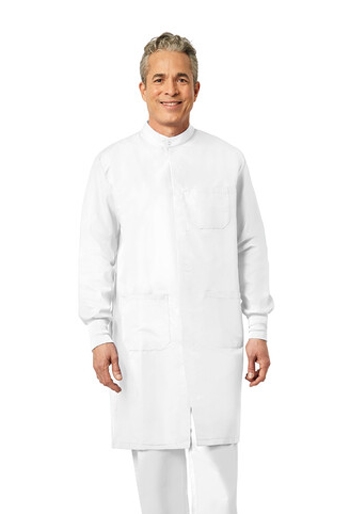 Fashion Seal - Unisex White PFAS-Free T-Shield D-Stat Lab Coat. 6418_6402