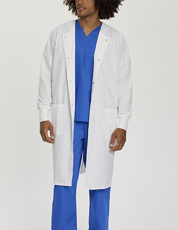 Landau - Unisex 2-Pocket Full-Length Lab Coat. 3178