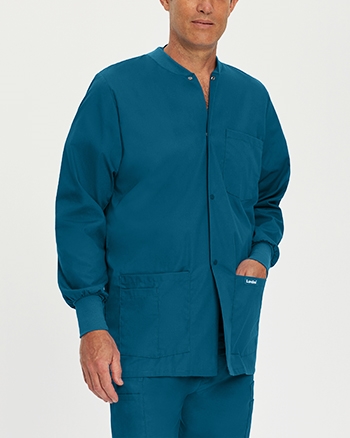 Landau - Essentials Men's Warm-Up Scrub Jacket. 7551