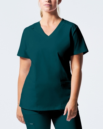 Landau - ProFlex Women's 3-Pocket V-Neck Scrub Top. LT105