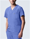 Landau - Forward Men's 4-Pocket V-Neck Scrub Top. LT110