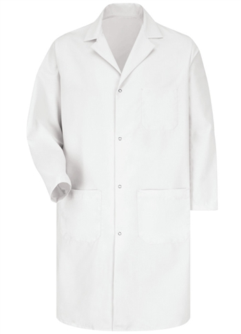 Red Kap - Men's White Lab Coat. 5080WH