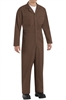 Red Kap - Men's Twill Action-Back Brown Coverall. CT10BN