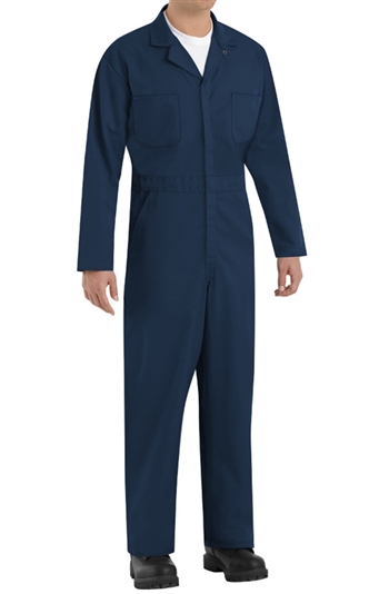 Red Kap - Men's Twill Action-Back Navy Coverall. CT10NV