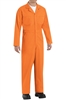 Red Kap - Men's Twill Action-Back Orange Coverall. CT10OR