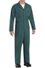 Red Kap - Men's Twill Action-Back Spruce Green Coverall. CT10SG